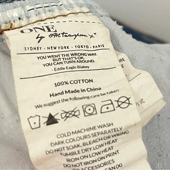 One Teaspoon Blue Jean Shorts - Picture 9 of 11